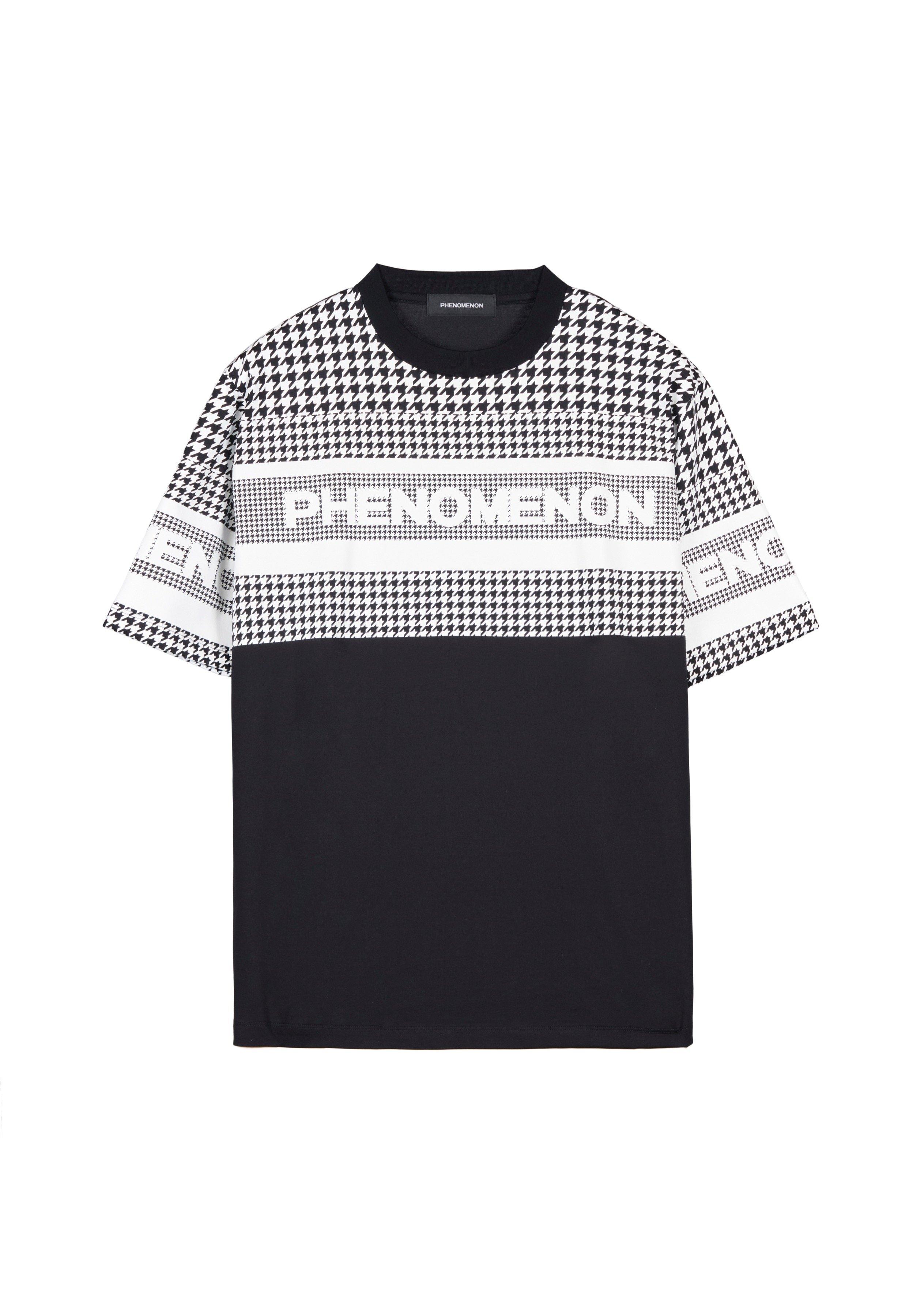 PHENOMENON Houndstooth Logo T-Shirt 1